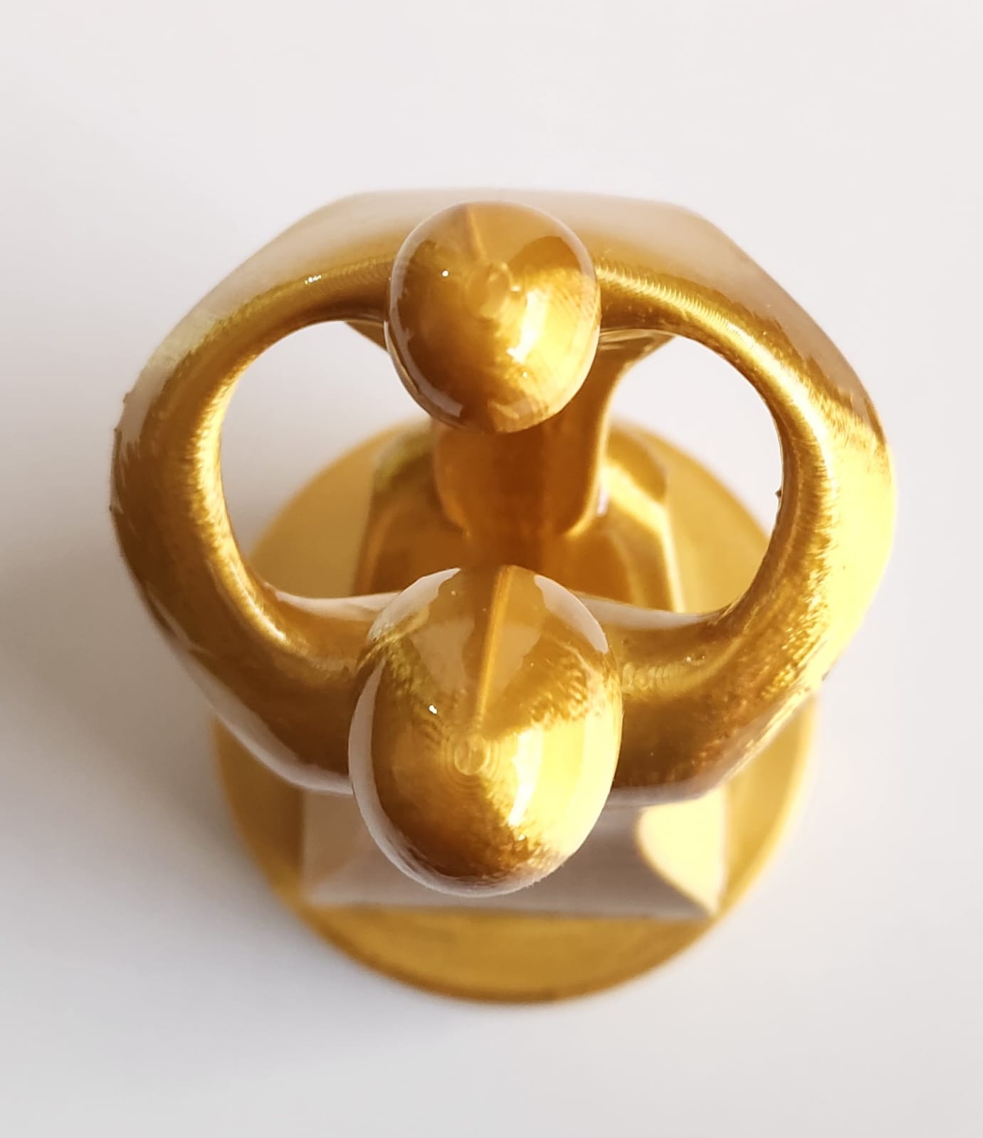 Mother and Child – Handcrafted Abstract Sculpture - Image 2