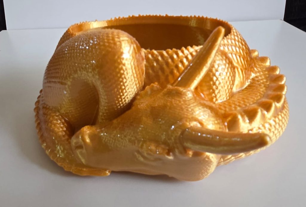 Dragon Sweet Bowl Gold