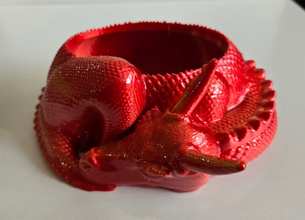 Dragon Sweet Bowl Red