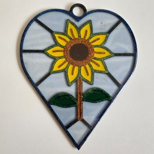 Stained Glass Effect made from Resin "Sunflower" Suncatcher